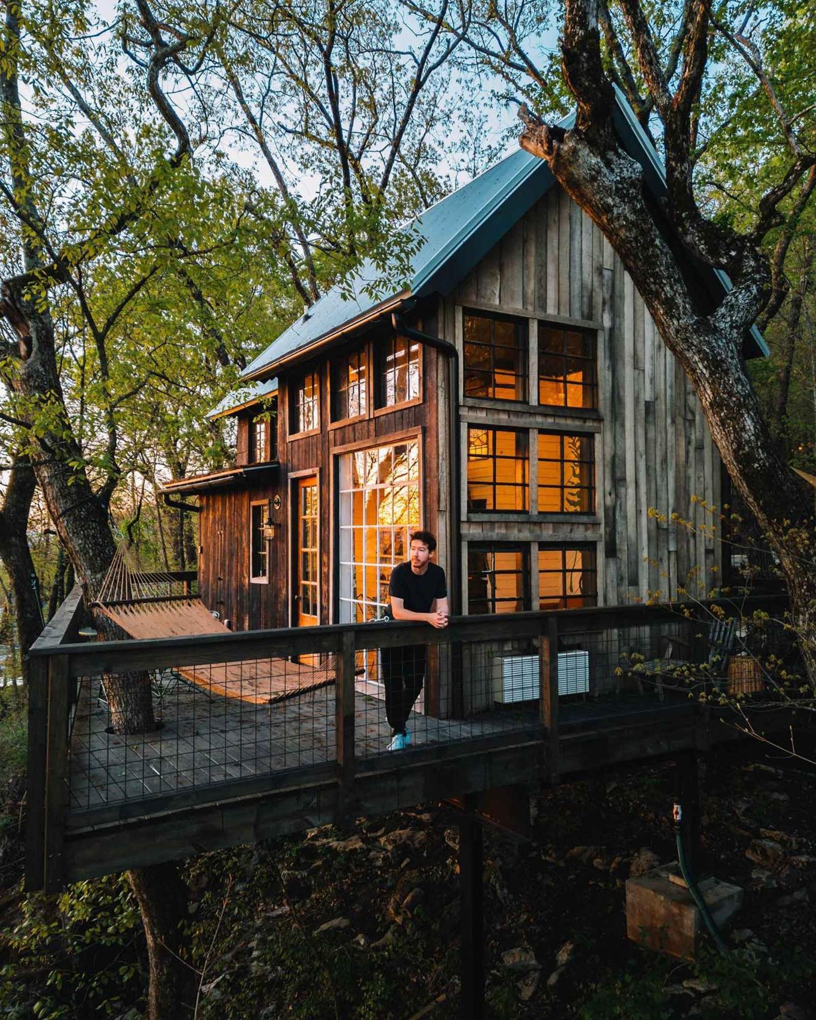 Treetop Hideaways: Wood Lily Treehouse In Чаттануга Экстерьер фото